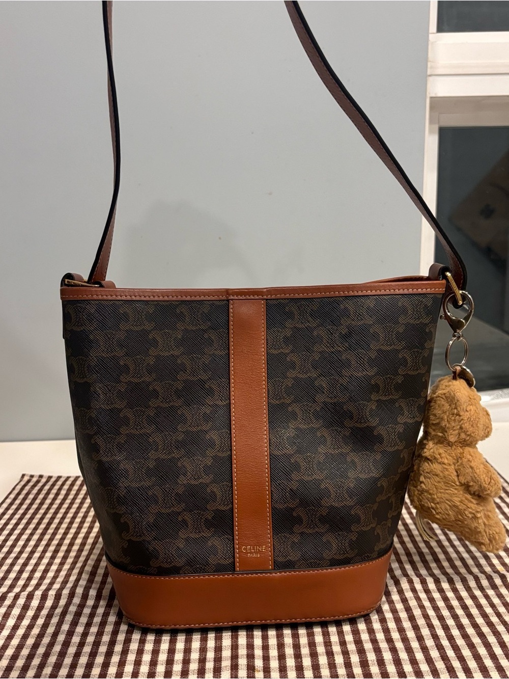 Vintage Celine Small Bucket Bag